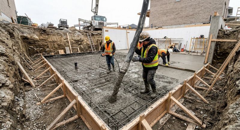 Basement Concrete Installation in Battle Creek, MI
