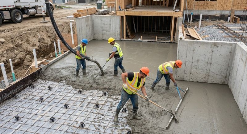 Basement Concrete Installation in Kalamazoo County, MI