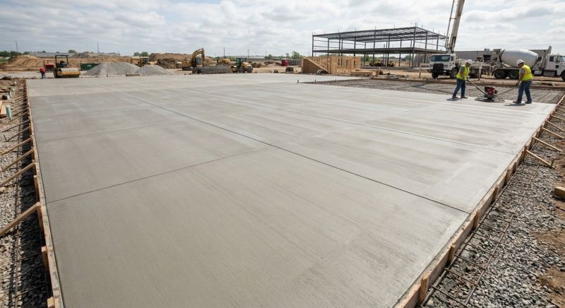 Commercial Slab Construction in Colon, MI