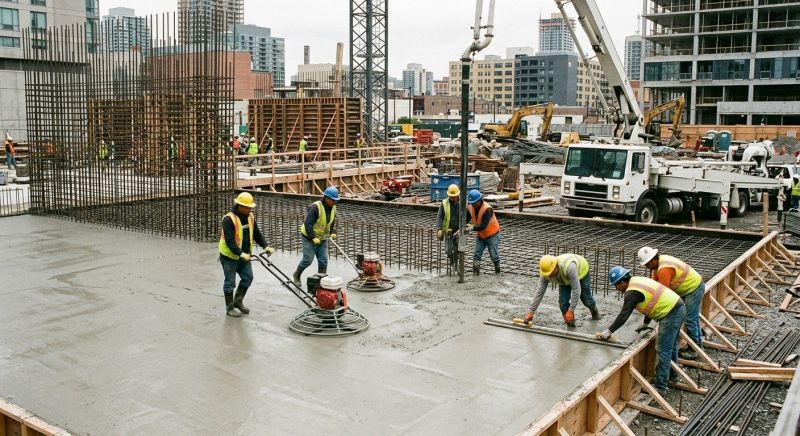 Commercial Slab Construction in Union City, MI