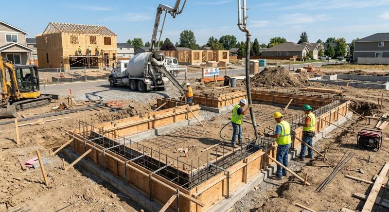 Foundation Construction in Vicksburg, MI