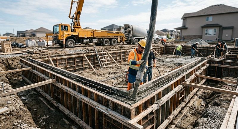 Foundation Wall Pouring in Gobles, MI