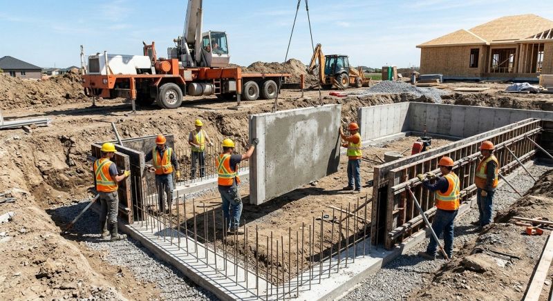 Foundation Wall Pouring in Mattawan, MI