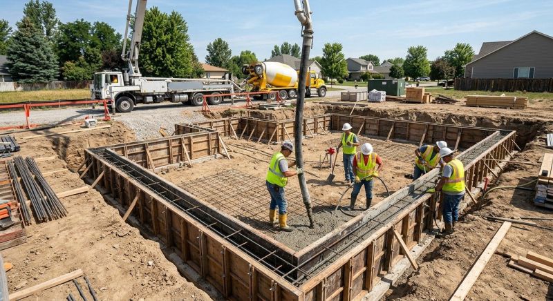 Home Foundation Installation in Mendon, MI